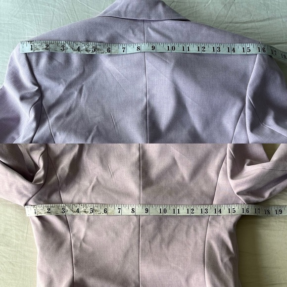 NWT ZARA Lilac Tailored Double-Breasted Blazer | XS - Picture 11 of 16